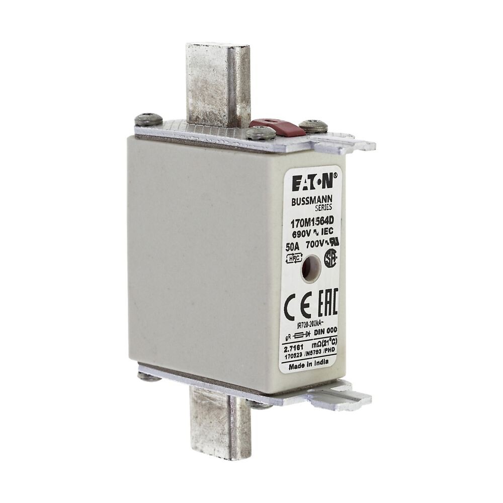 Erikoisnopea kahvasulake 50A 690VAC DIN 000 gR IEC