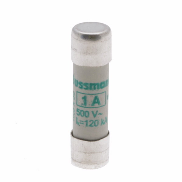 Keraaminen putkisulake 1A 500VAC koko 10x38mm aM IEC