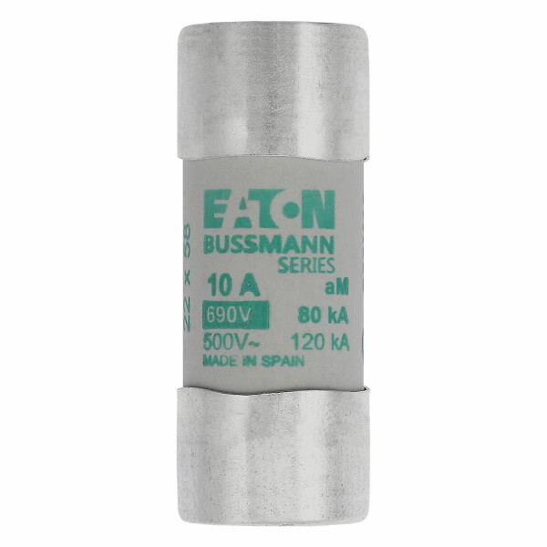 Keraaminen putkisulake 10A 690VAC koko 22×5 mm aM IEC