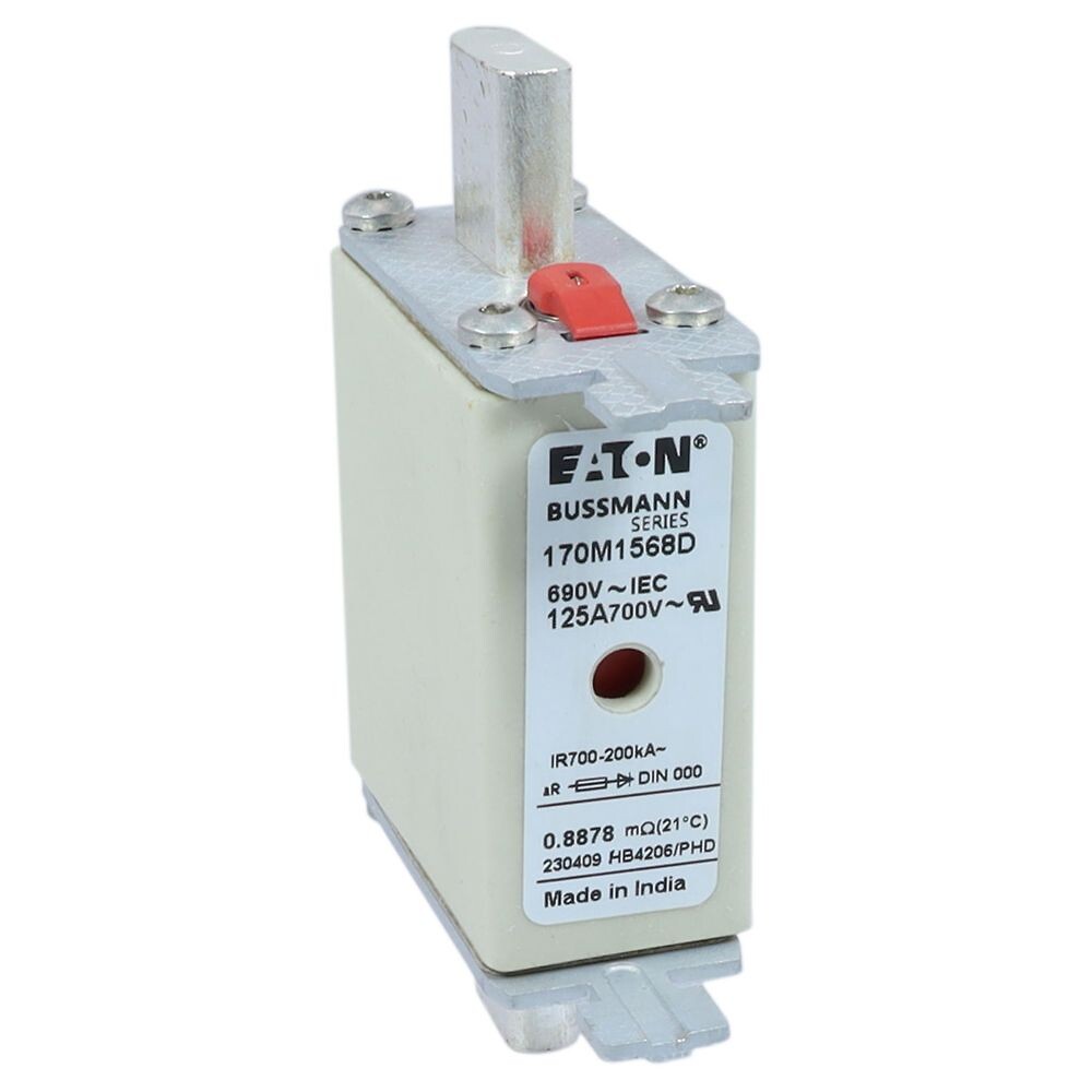 Erikoisnopea kahvasulake 125A 690VAC DIN 000 aR IEC