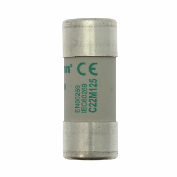 Keraaminen putkisulake 125A 400VAC koko 22×5 mm aM IEC