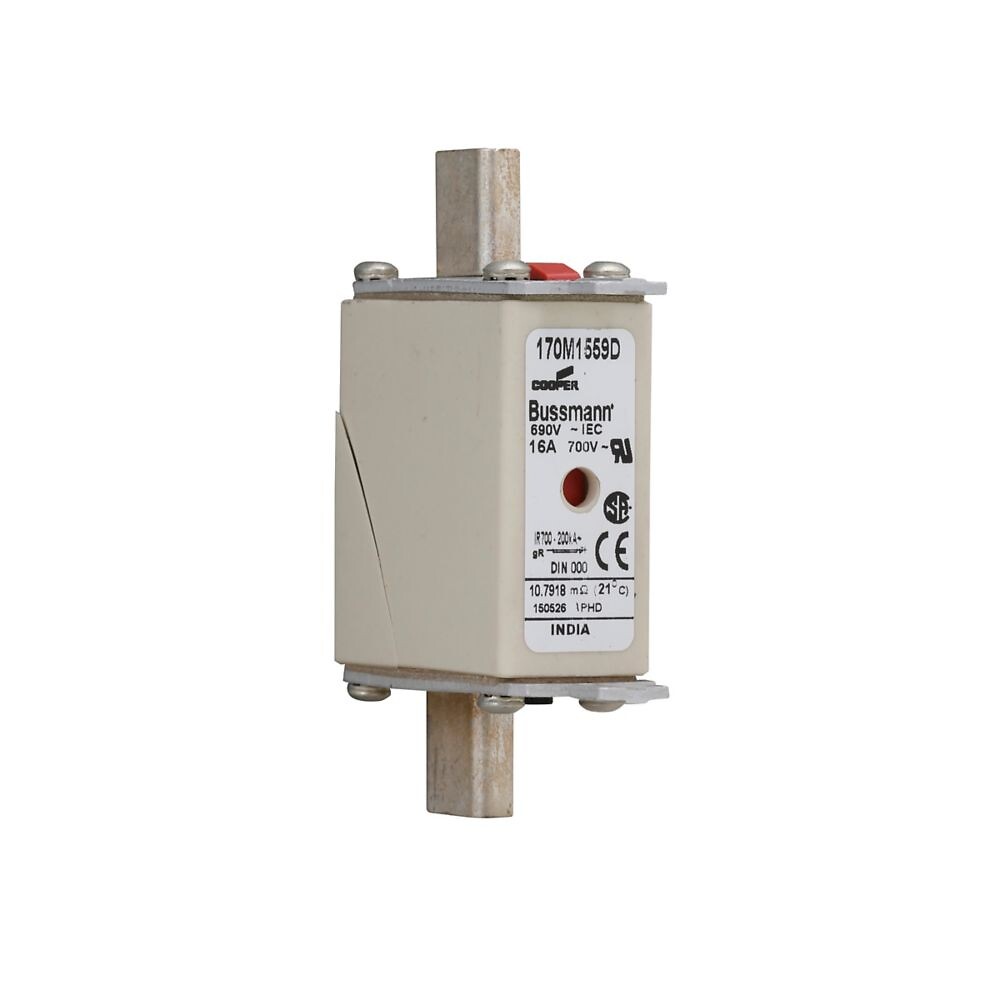 Erikoisnopea kahvasulake 16A 690VAC DIN 000 gR IEC