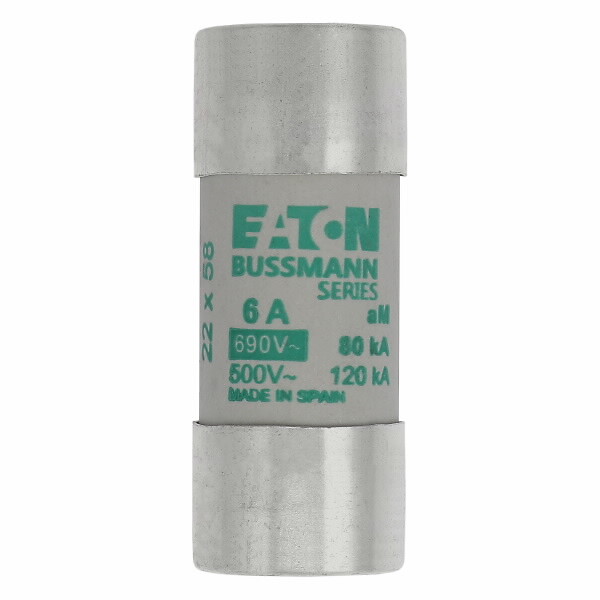 Keraaminen putkisulake 6A 690VAC koko 22×5 mm aM IEC