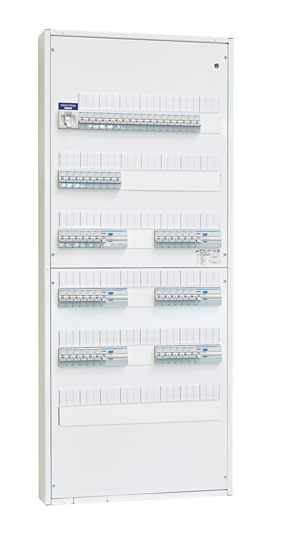Ryhmäkeskus IP30 pinta/uppo In=50A, JSK 30xC10A+33xC16A, 6xVVSK