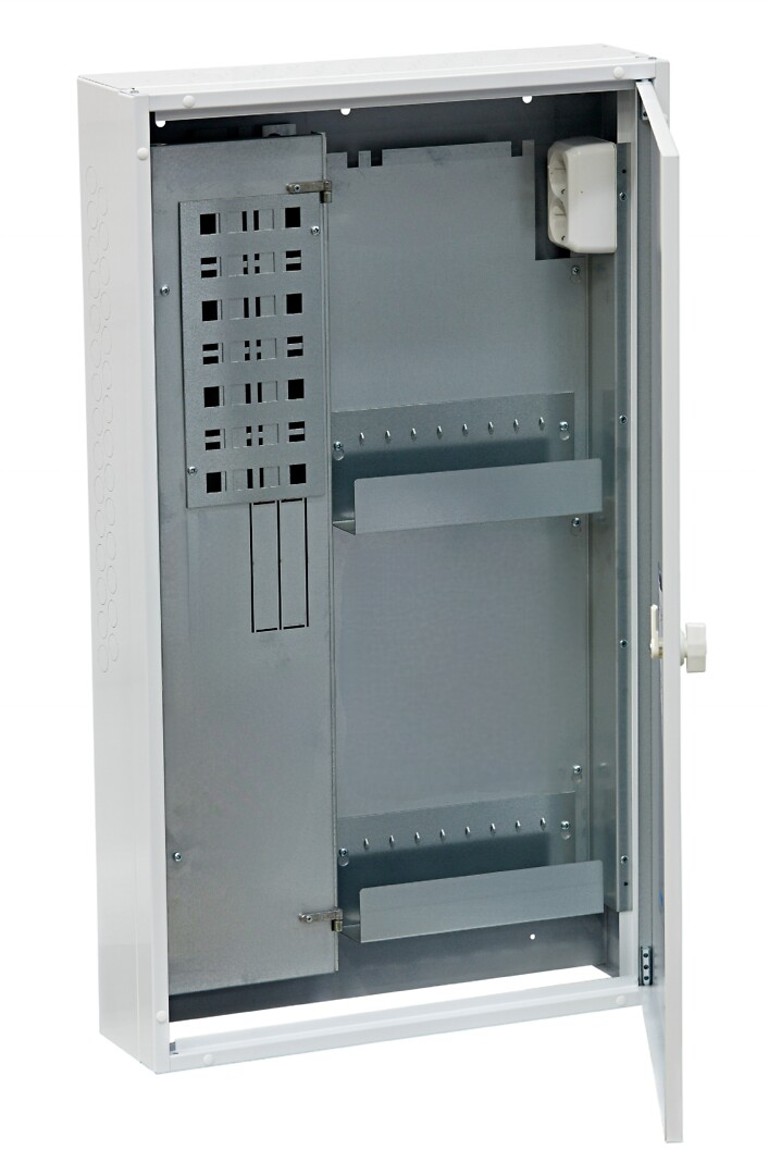 Data-asennuskotelo IP30, pinta/uppo, 28xRJ45, 137x500x850