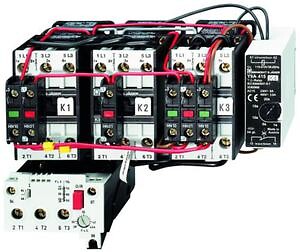 Kontaktoriyhdistelmä tähti-kolmio 30kW 3~400V ilman koteloa 230V ohj