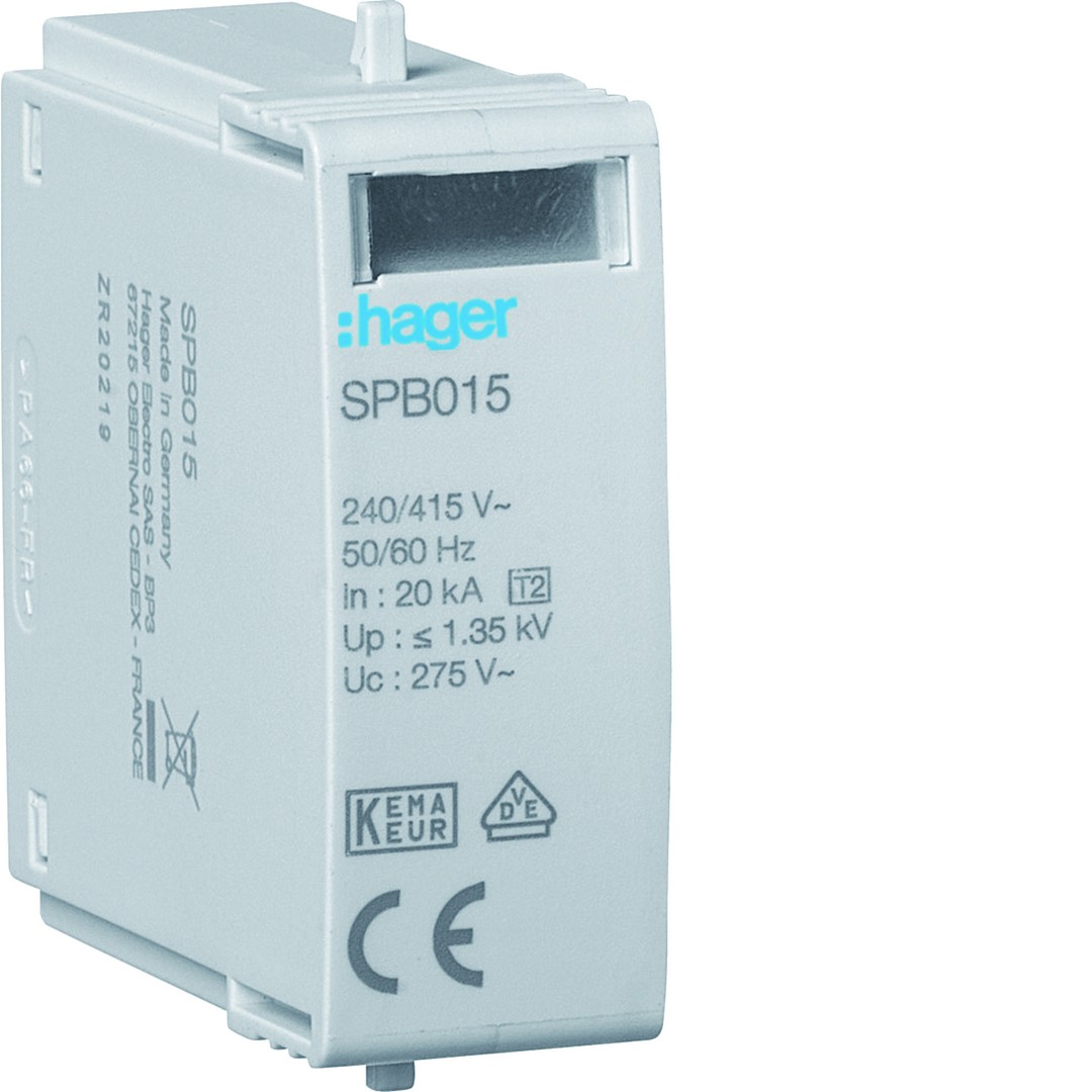 Varapatruuna T2 L-N Uc 275V Imax 20kA Up 1.35kV