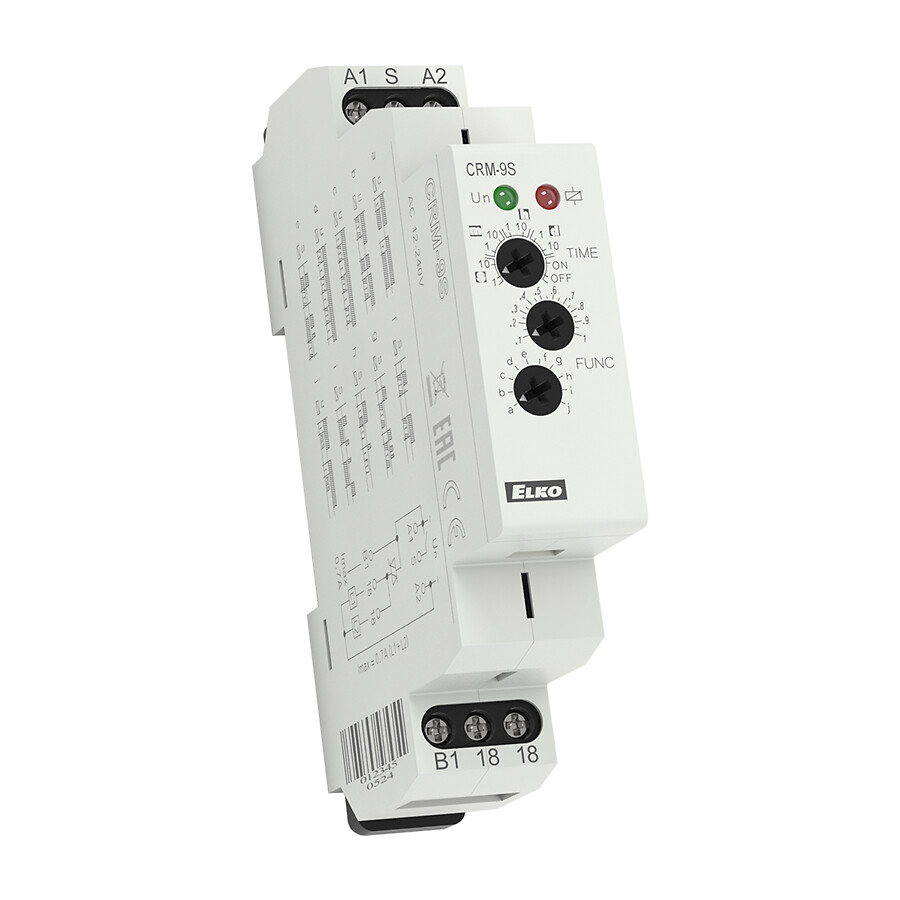 Aikarele monitoimi CRM-9S 1s 0.7A 12-240VAC