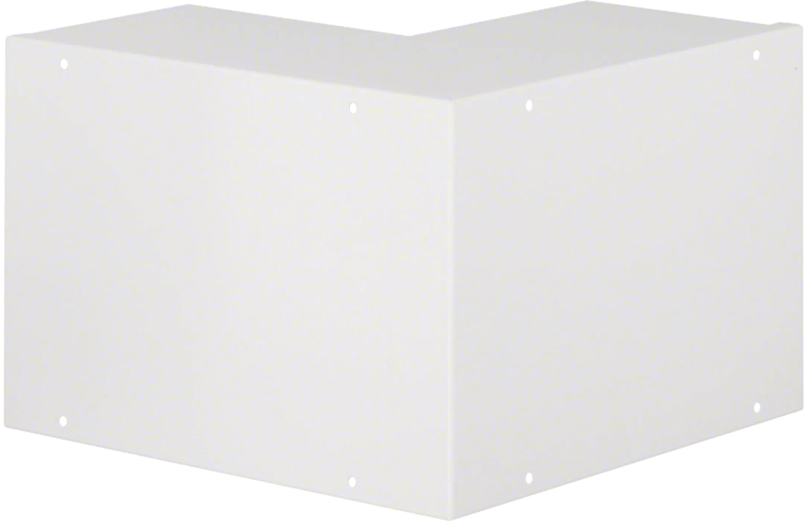 Ulkokulma palonsuojakanavalle FWK 3E luokka E30 100x160mm liikenteenvalkoinen