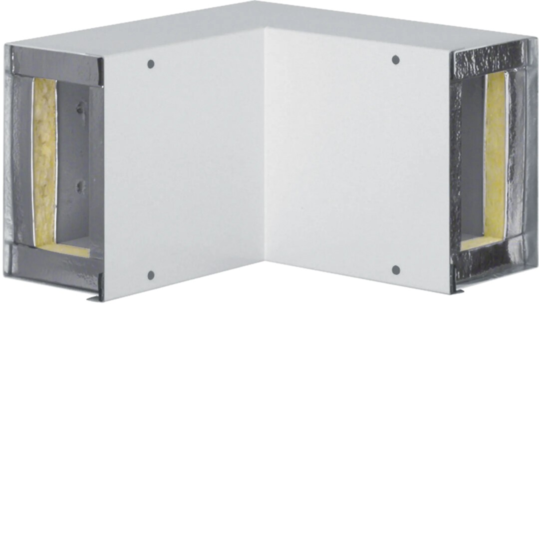 Sisäkulma palonsuojakanavalle FWK 3E luokka E30 100x160mm liikenteenvalkoinen