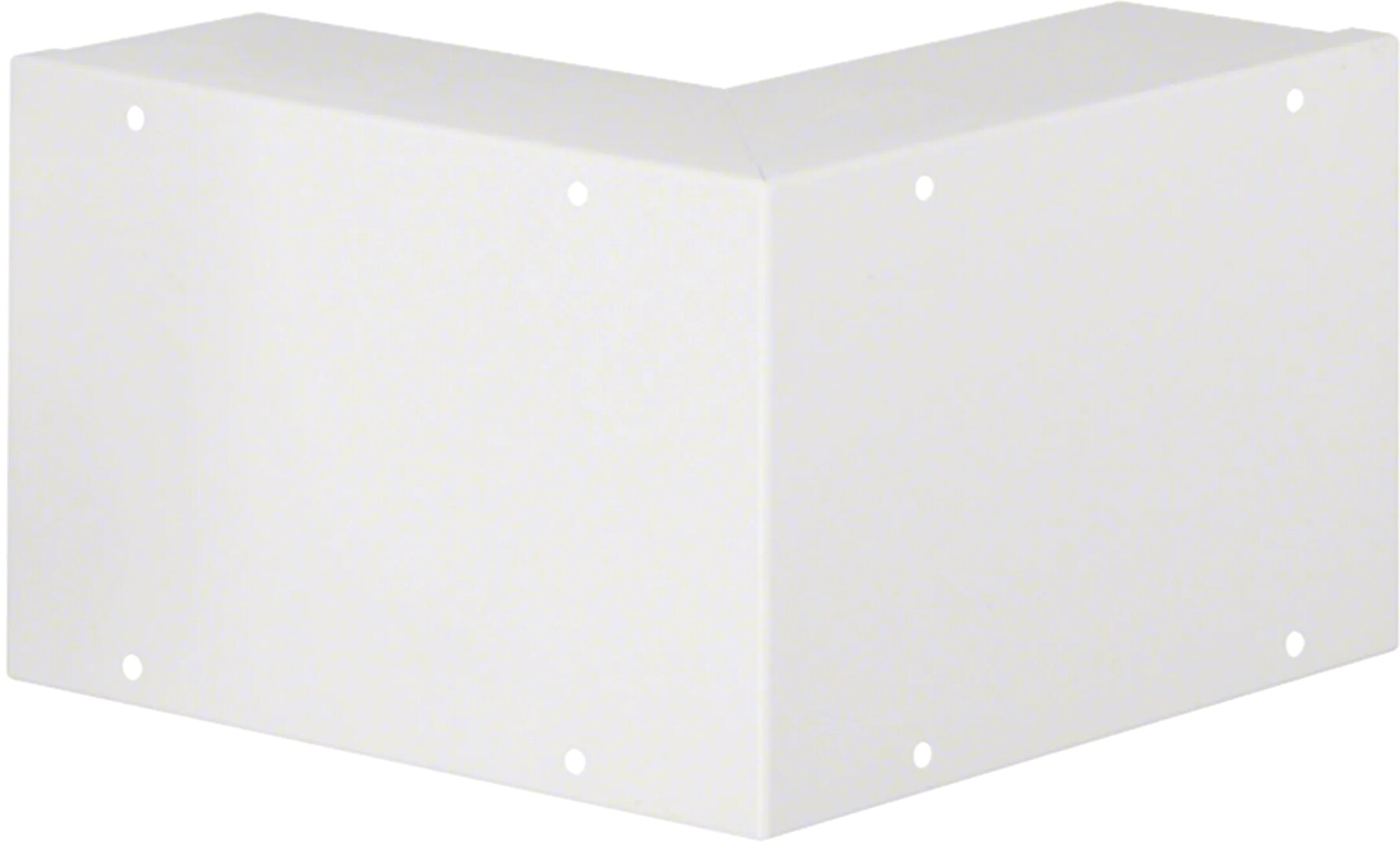 Ulkokulma palonsuojakanavalle FWK 3E luokka E30 50x110mm liikenteenvalkoinen