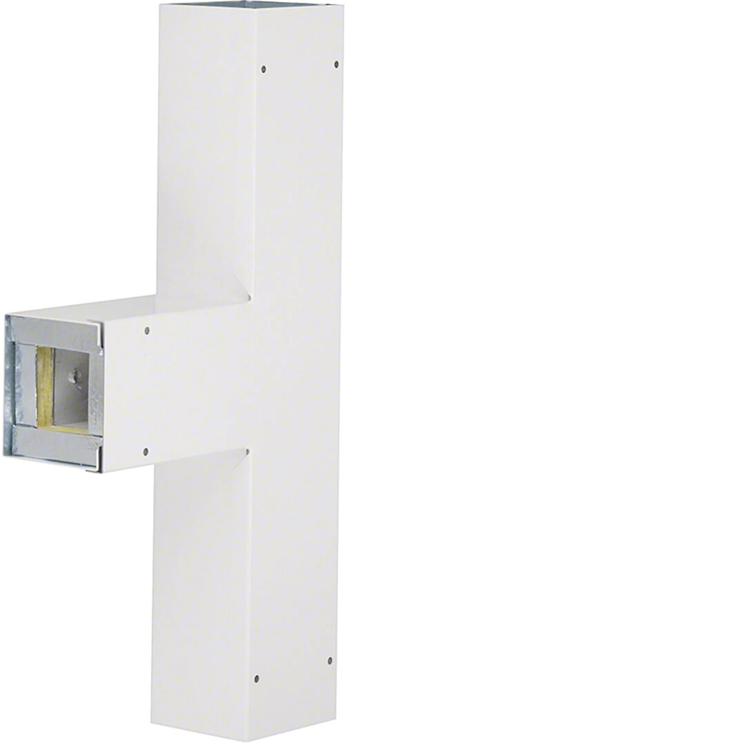 T-kappale palonsuojakanavalle FWK 3E luokka E30 50x60mm liikenteenvalkoinen