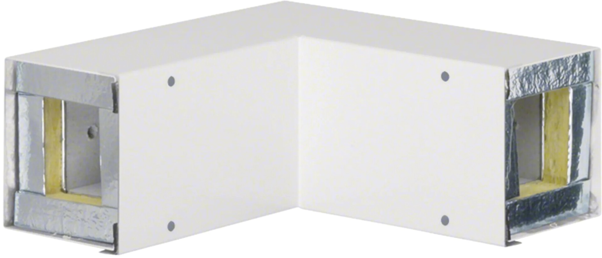 Sisäkulma palonsuojakanavalle FWK 3E luokka E30 50x60mm liikenteenvalkoinen