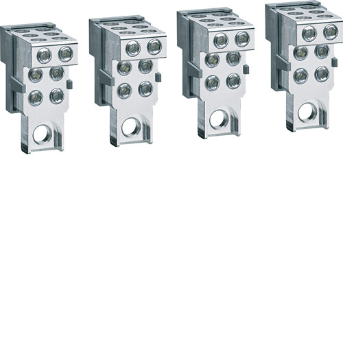 Kytkentäliitin P250 ulkopuolinen asennus Cu/Al 4N 6x 6-35mm²