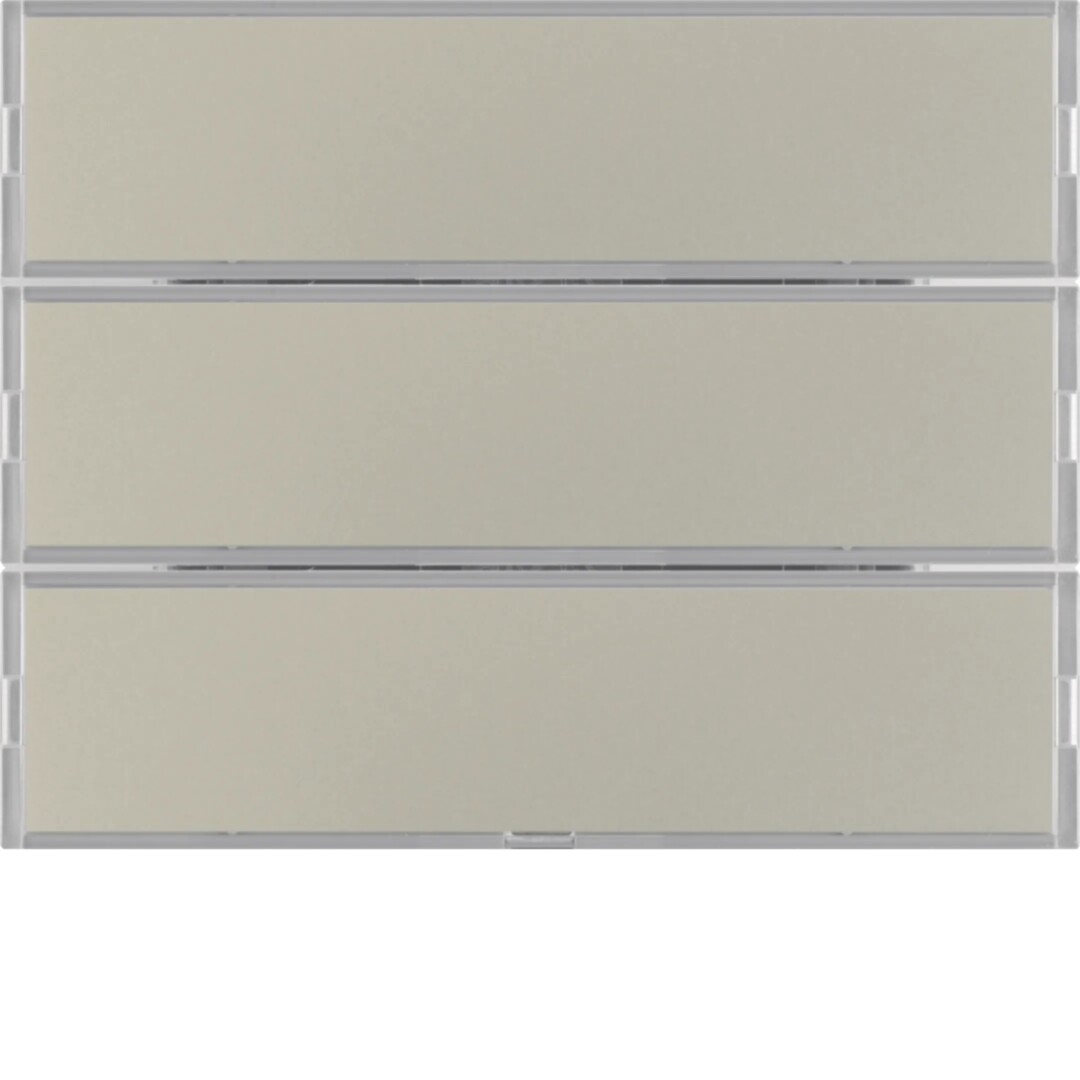 Painike 3-osainen merkintäikkunalla KNX K.5 ruostumaton teräs