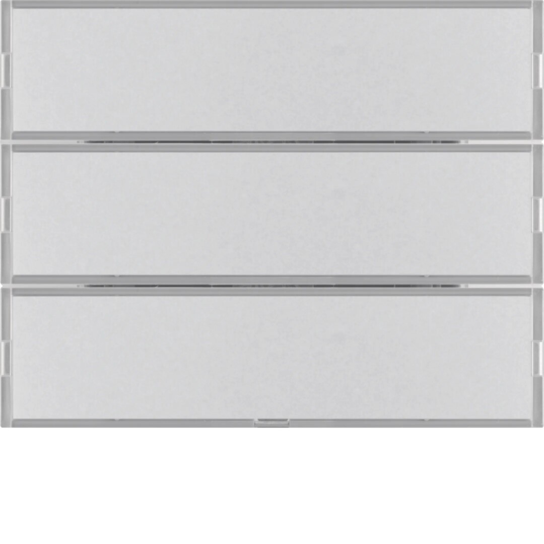 Painike 3-osainen merkintäikkunalla KNX K.5 ruostumaton alumiini