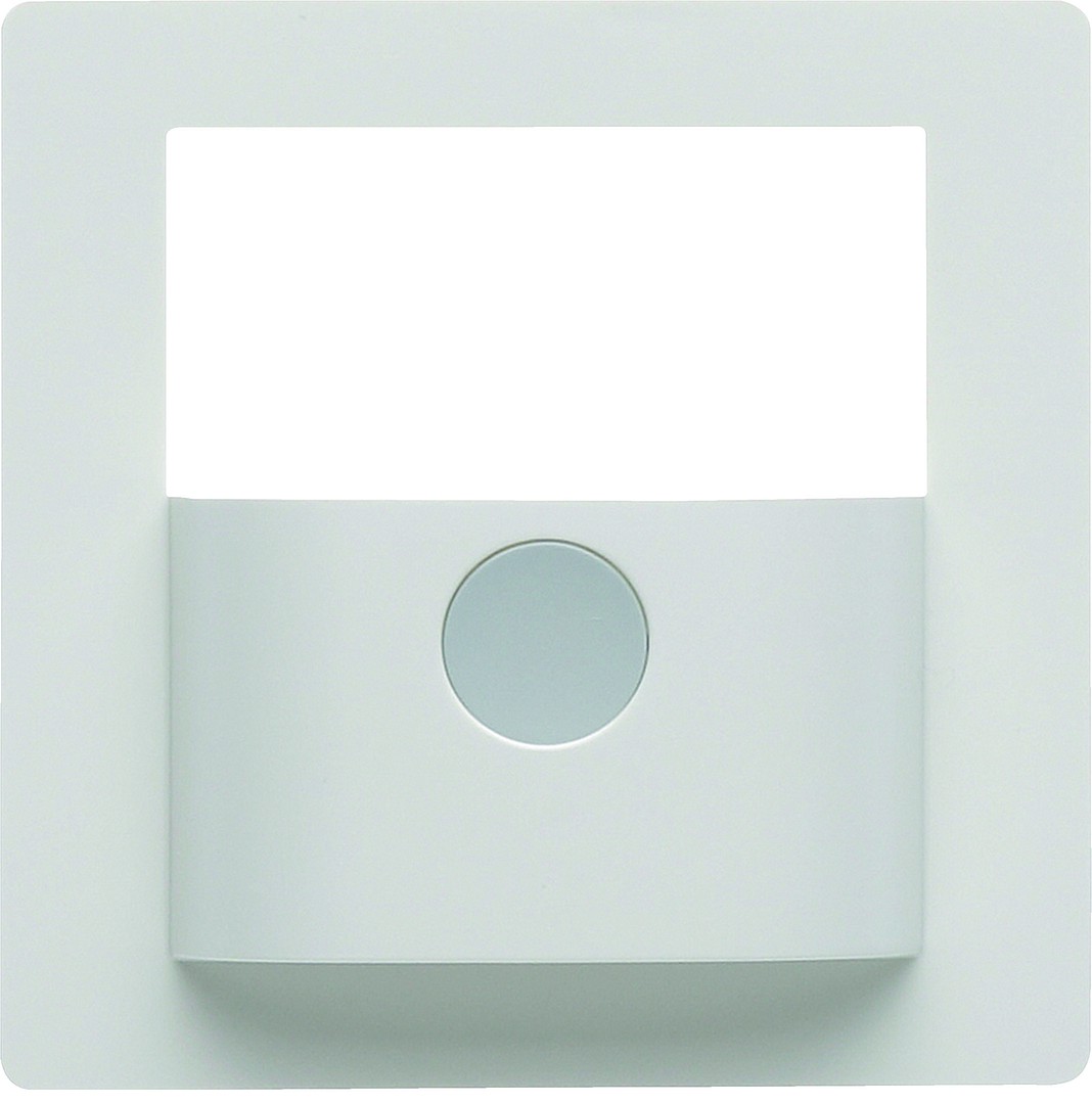 Keskiölevy KNX-liiketunnistinmoduulille Q.x puhtaanvalkoinen, samettinen