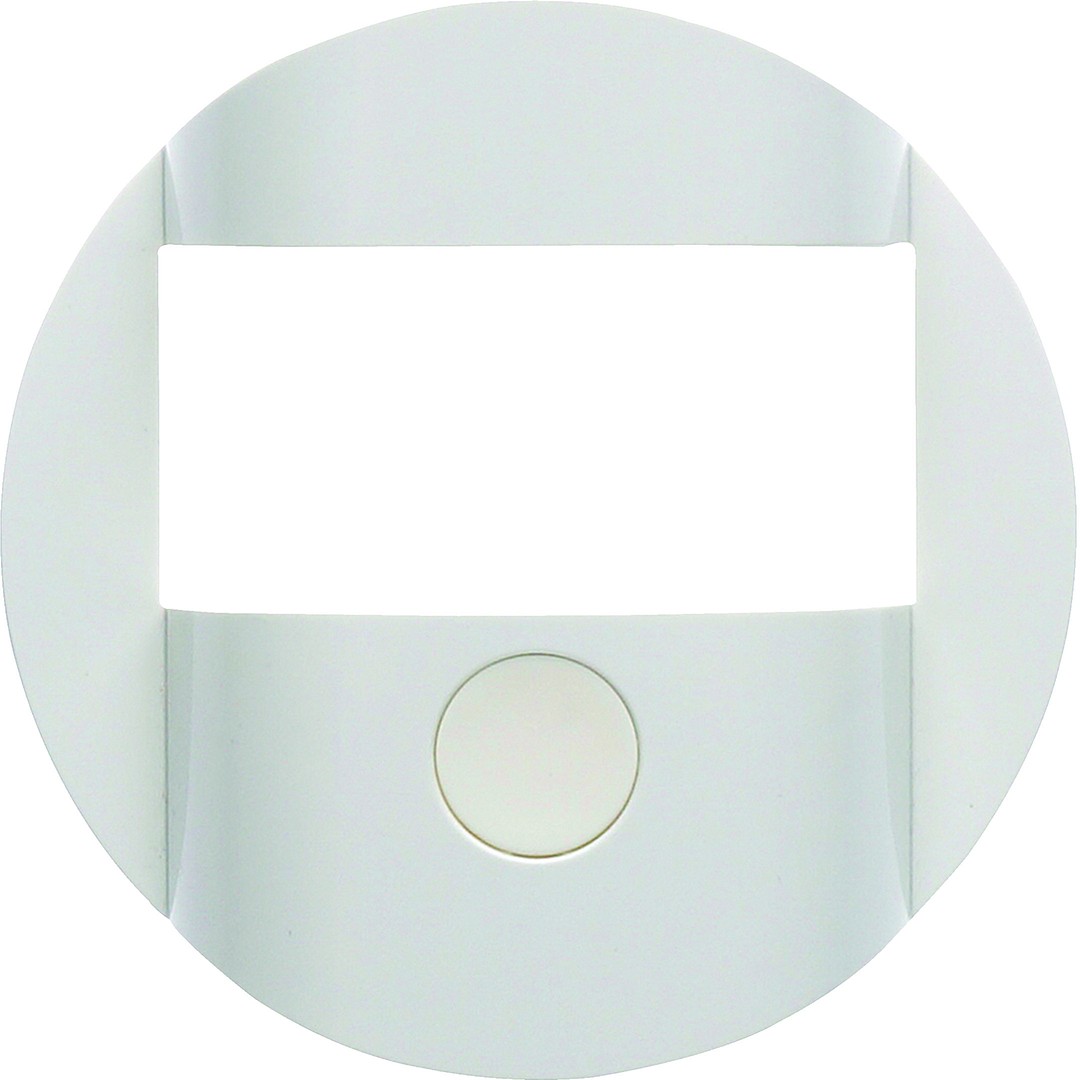 Keskiölevy R.1/R.3 KNX-liiketunnistimelle 80262160, 80262260, 80262161 ja 80252261, väri kiiltävä puhtaanvalkoinen