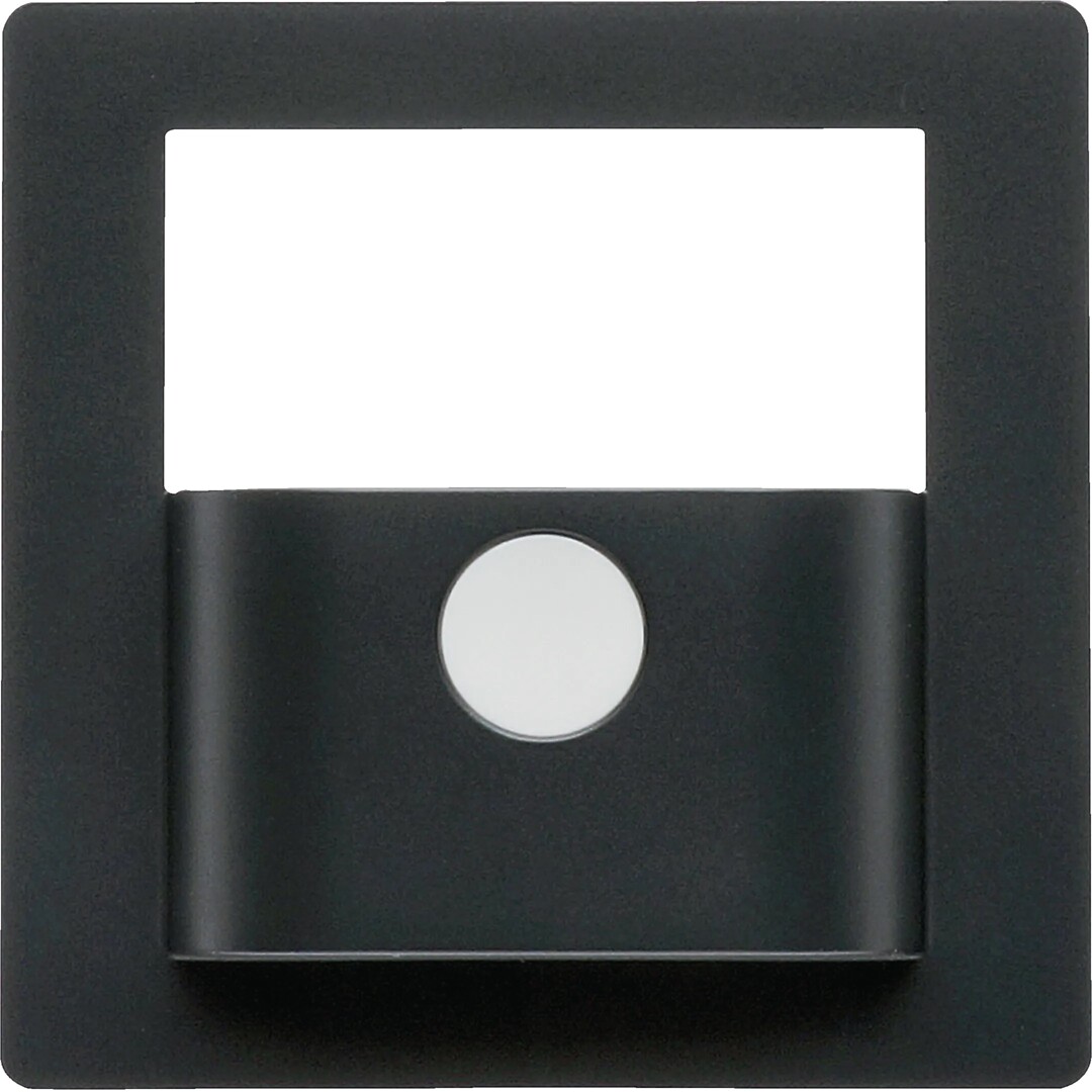 Keskiölevy KNX-liiketunnistinmoduulille Q.x antrasiitti, samettinen
