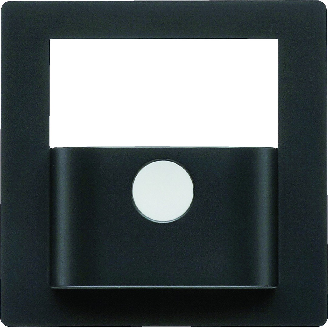 Keskiölevy KNX-liiketunnistinmoduulille Q.x antrasiitti, samettinen