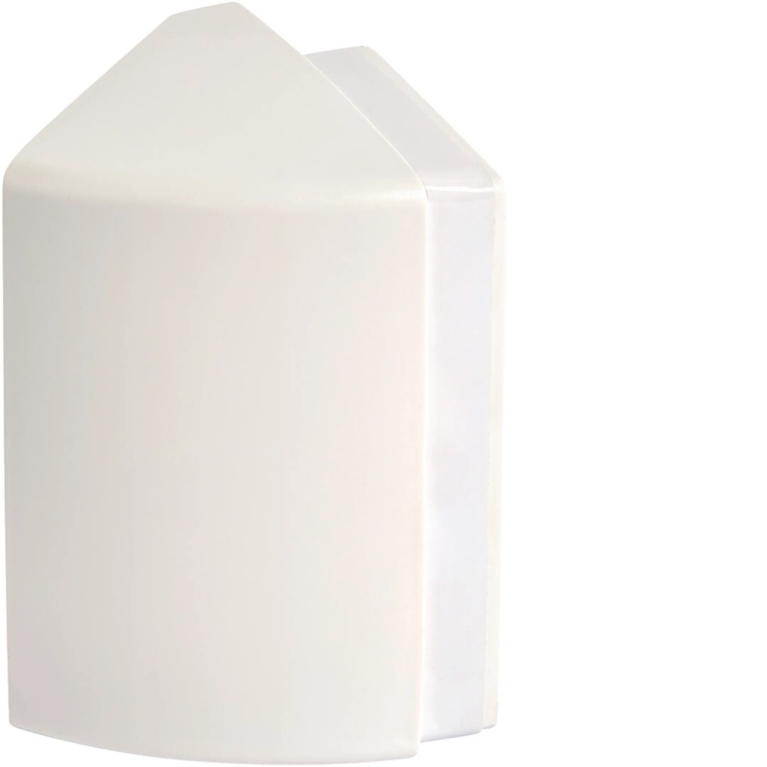 Sisäkulman jatko 97/140° GBD 54×105, liikenteenvalkoinen, PVC