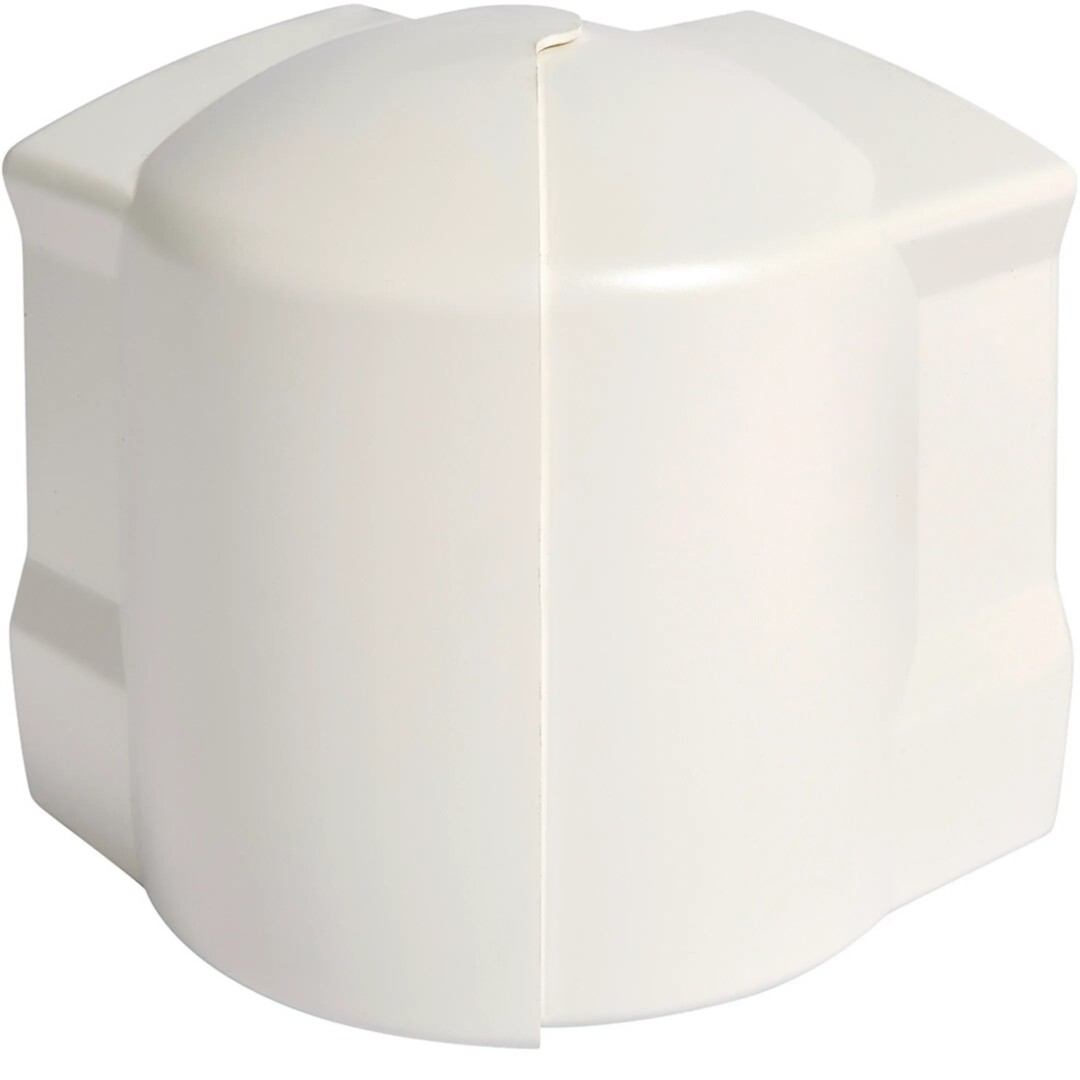 Ulkokulma GBD 54×105, liikenteenvalkoinen, PVC