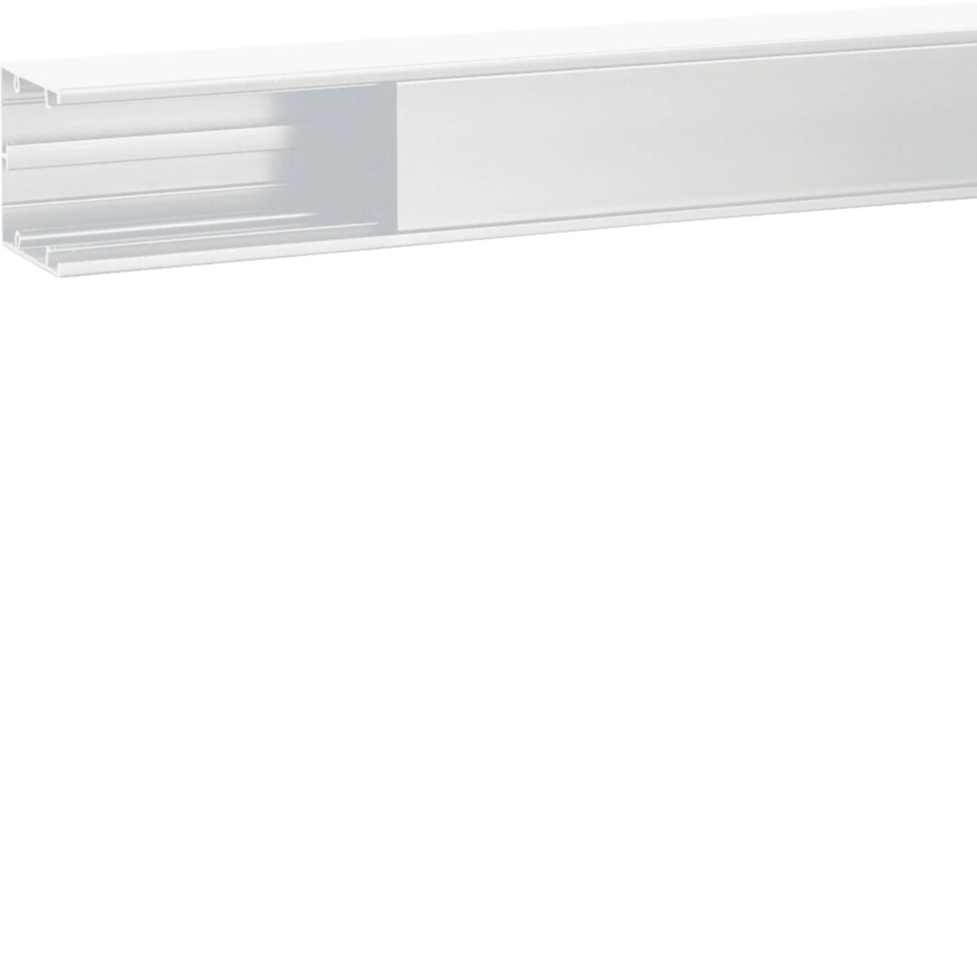 Johtokanava kannella GBD 54x54x2000, liikenteenvalkoinen, kova PVC
