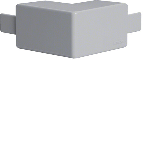 Ulkokulma halogeeniton kanavalle LF 30x30mm vaaleanharmaa