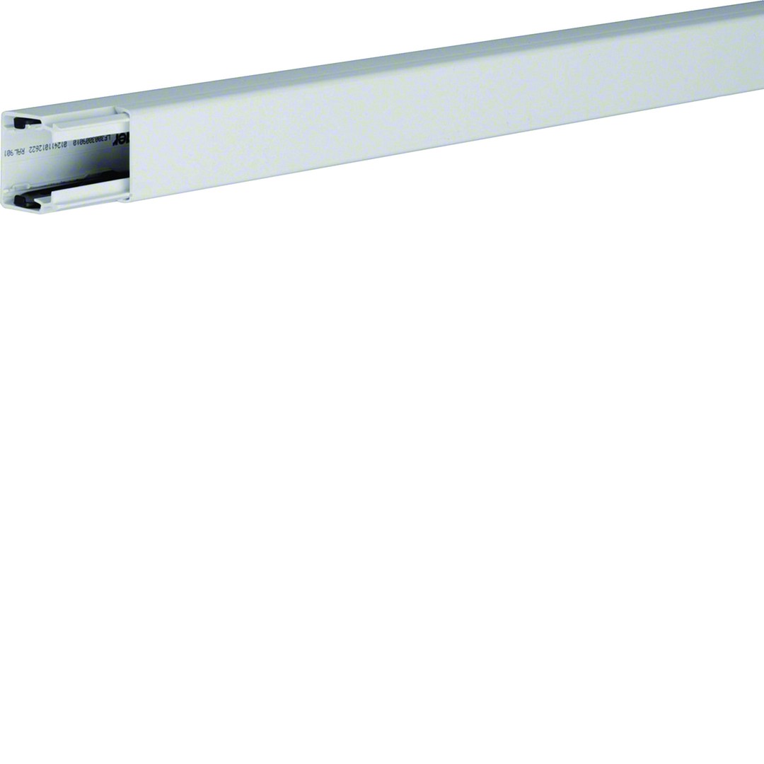 Asennuskanava PVC-muovista LF 30x30mm vaaleanharmaa