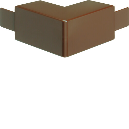 Ulkokulma halogeeniton kanavalle LF 40x40mm ruskea