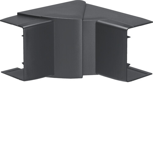Sisäkulma säädettävä halogeeniton kanavalle LF 40x57mm grafiitinmusta