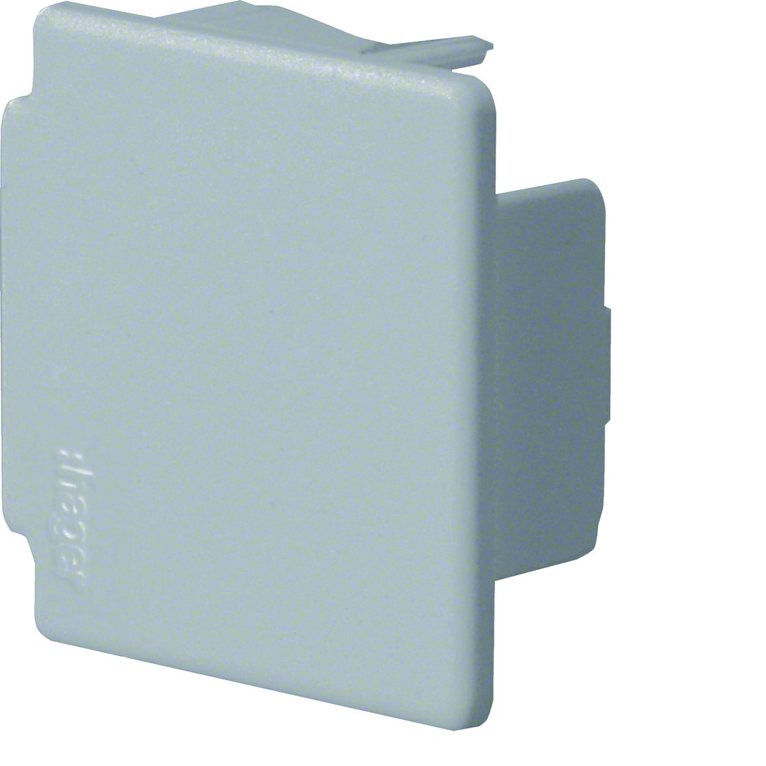 Päätykappale halogeeniton kanavalle LF 30x30mm kivenharmaa