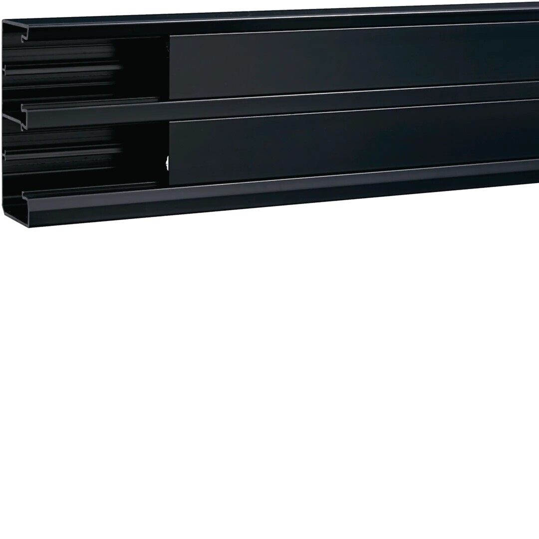 Johtokanava kannella GBD 56x134x2000, grafiitinmusta, kova PVC