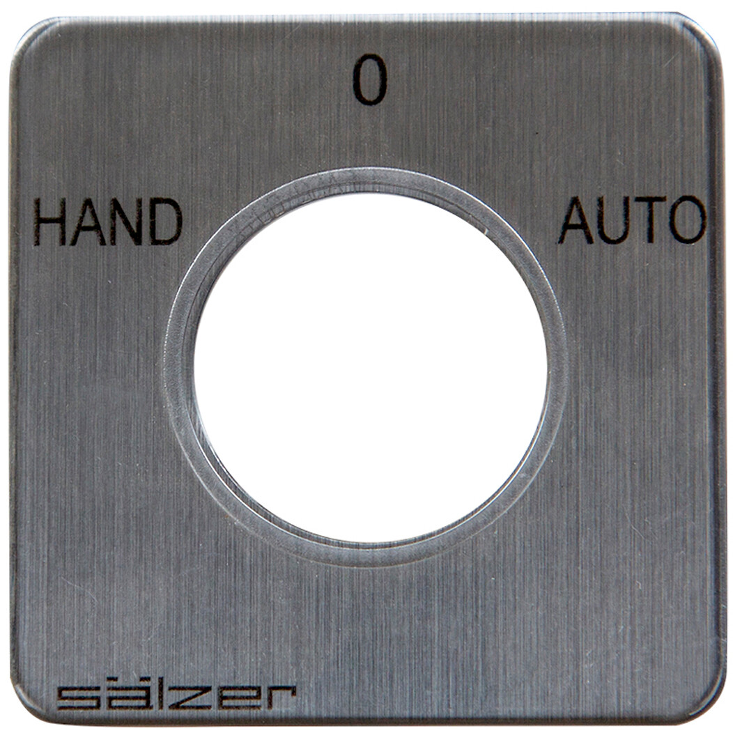 Pleksi etulevykiinnitys 48x48mm HAND-0-AUTO (10-12-14) kääntökulma 60°