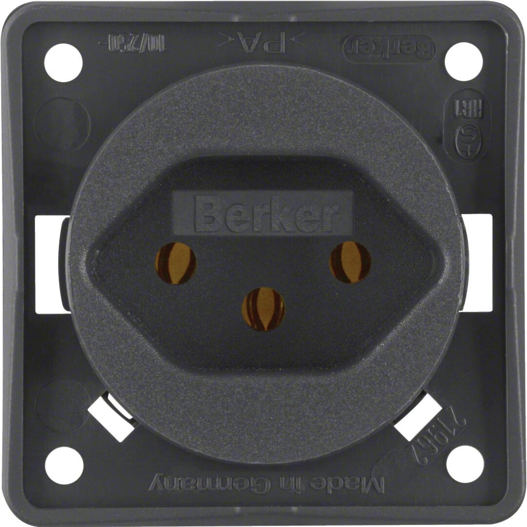 Pistorasia 1-osainen CH tyyppi 13, Integro, antrasiitti matta