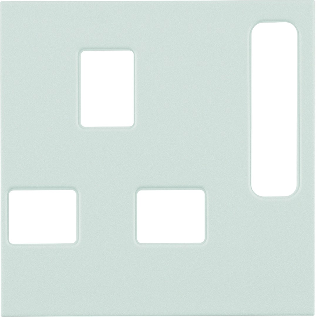 Keskiölevy pistorasialle, British Standard, S.1/B.x, puhtaanvalkoinen matta