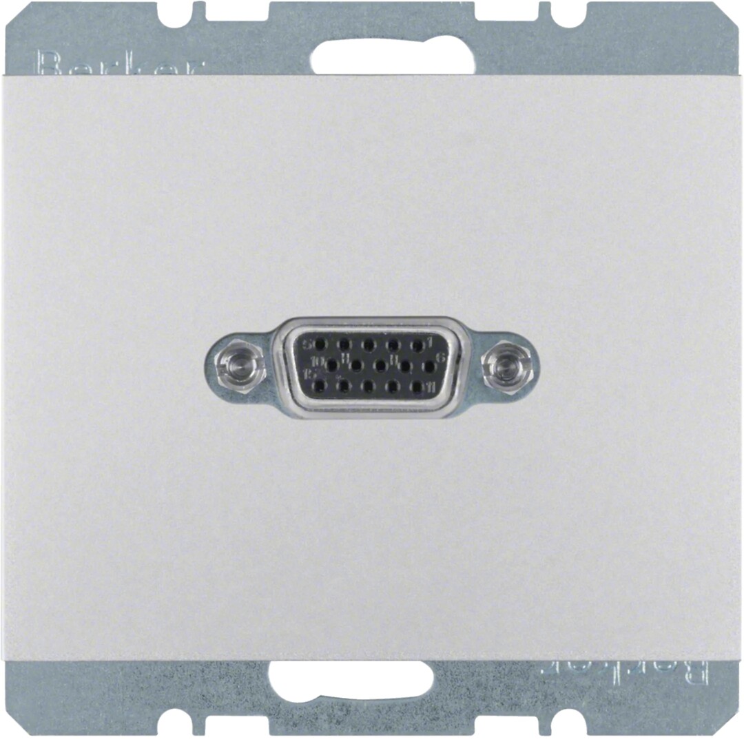 VGA-pistorasia 15-pin, K.5, alumiini
