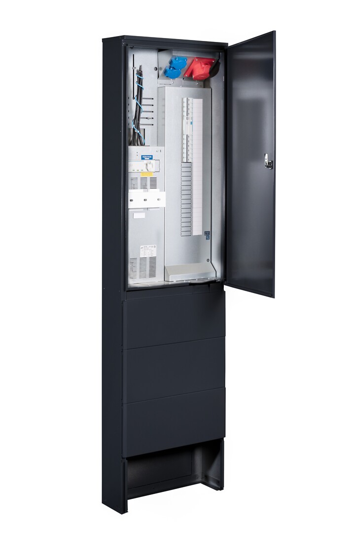 Mittauskeskus IP34 jalusta In=63A, 2T, JSK 3xC10A+3xC16A, 1xVVSK, PR, YJS