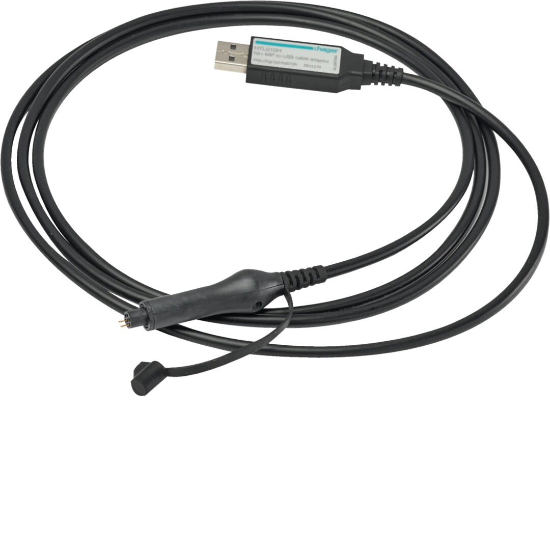 Kaapeli, MIP-USB h3+ katkaisijan liittämiseksi Hager Power -asetteluun, p=1,8m