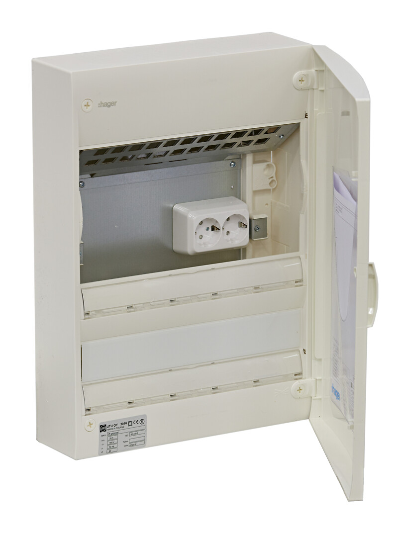 Data-asennuskotelo GD318 IP30 pinta, 22xRJ45, 131x355x500