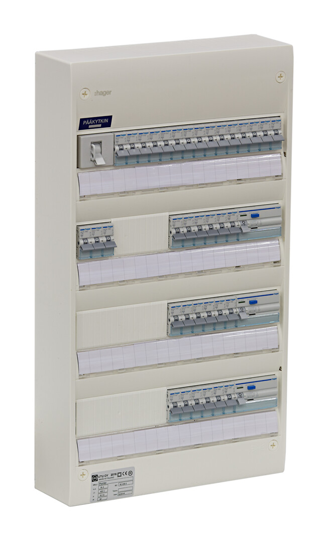 Ryhmäkeskus IP30 pinta In=35A, JSK 15xC10A+21xC16A, 3xVVSK