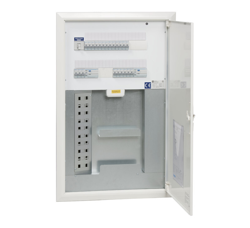 Ryhmäkeskus-data IP30 pinta/uppo In=35A, JSK 9xC10A+10xC16A, 2xVVSK