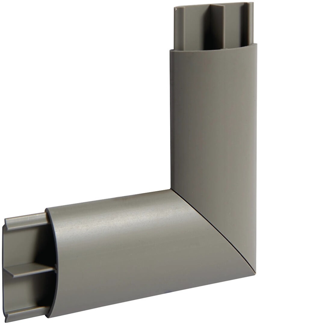 Tasokulma PVC AK 10x35mm, harmaa