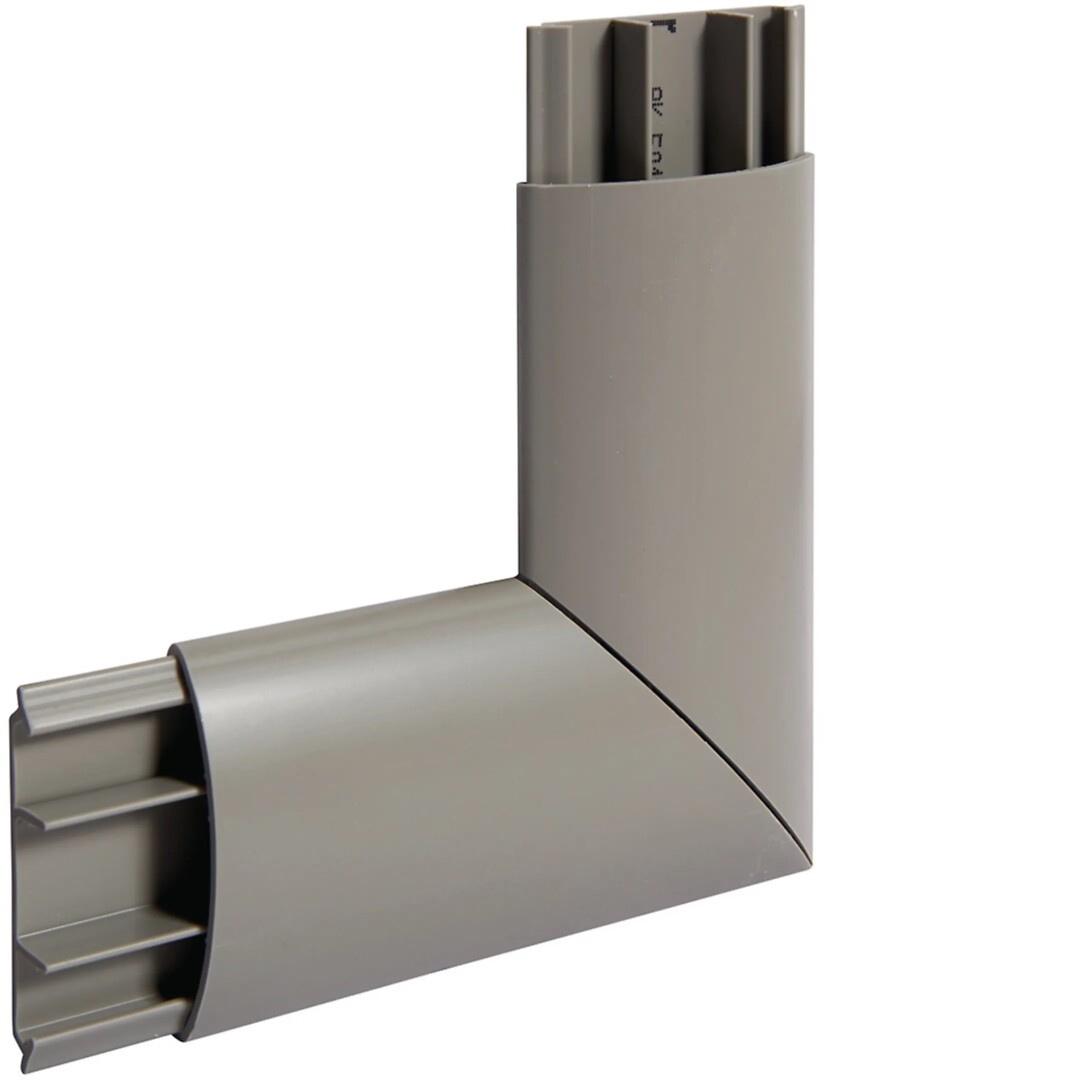 Tasokulma PVC AK 12x50mm, harmaa
