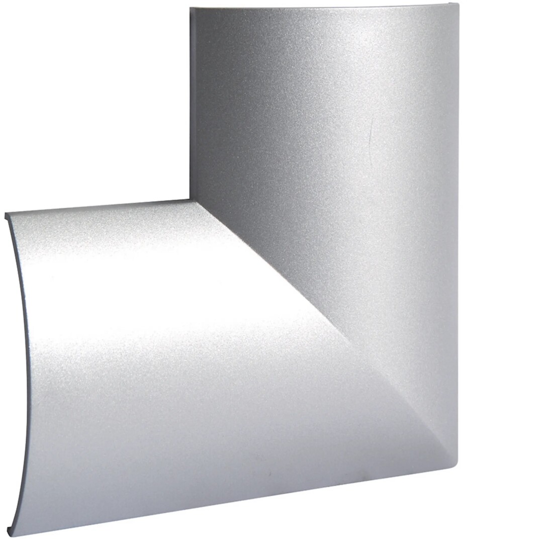 Tasokulma PVC AK 18x75mm, alumiini, maalattu
