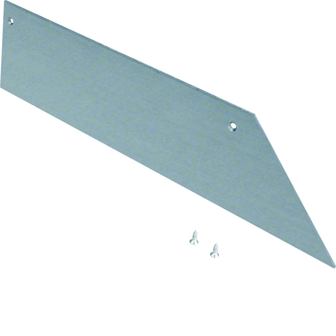 Päätykappale 1-puolinen teräs lattiakanavalle AK 200x70mm