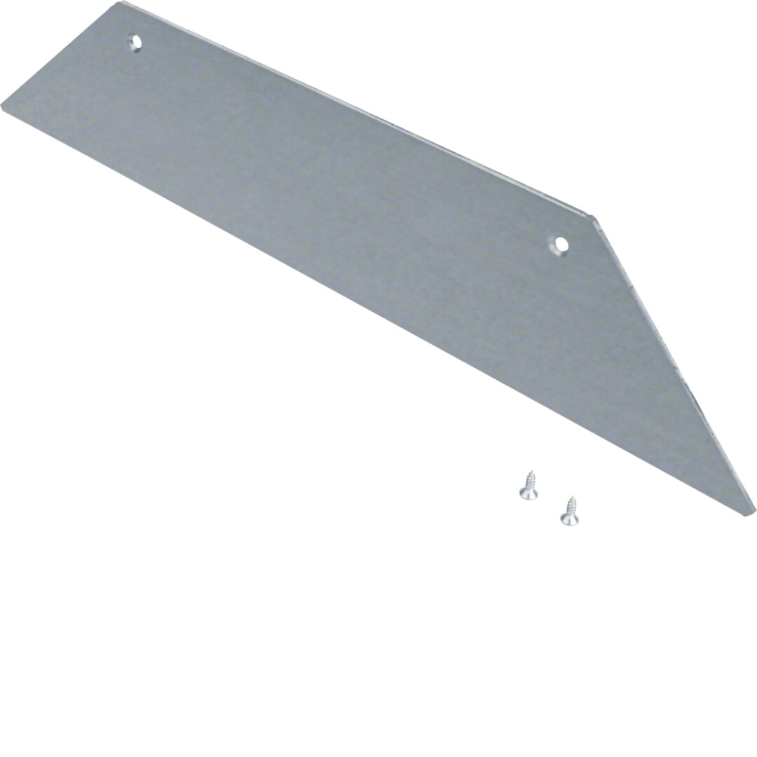 Päätykappale 2-puolinen teräs lattiakanavalle AK 200x70mm
