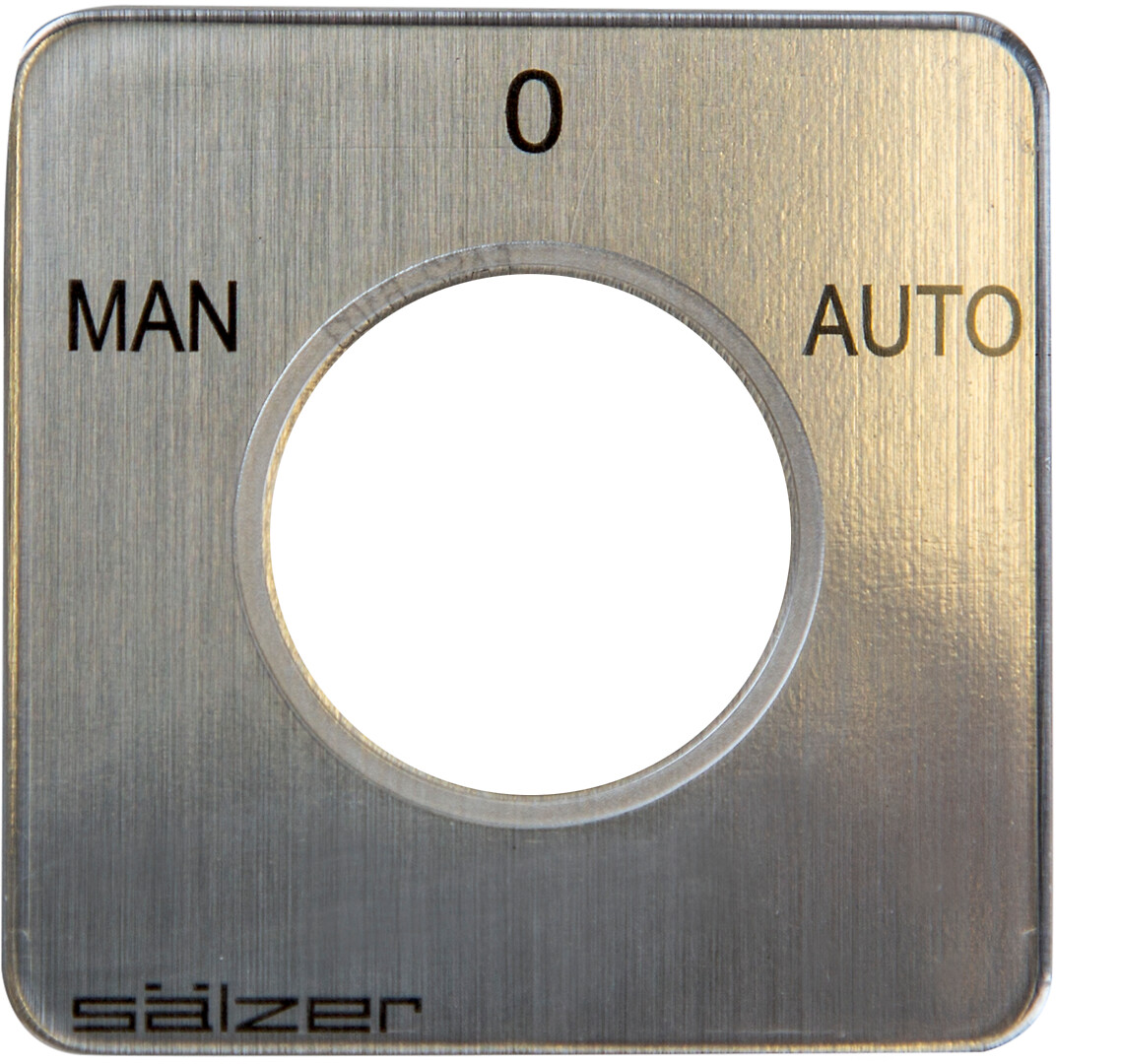 Pleksi etulevykiinnitys 48x48mm MAN-0-AUTO (10-12-14)