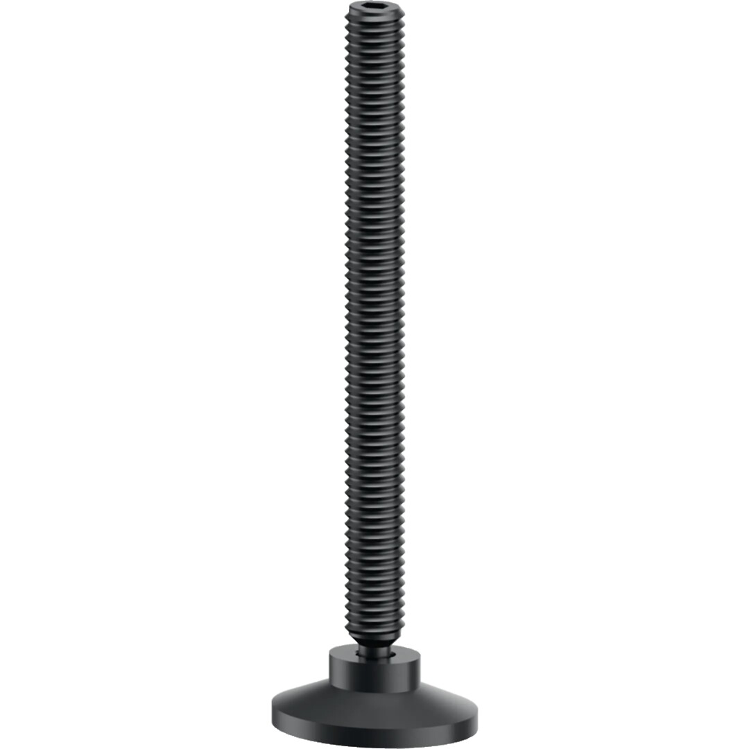 Korkeudensäätösarja M8x100mm, 8 kpl, ruuvi ja jalusta vaimennuksella BKB/BKG