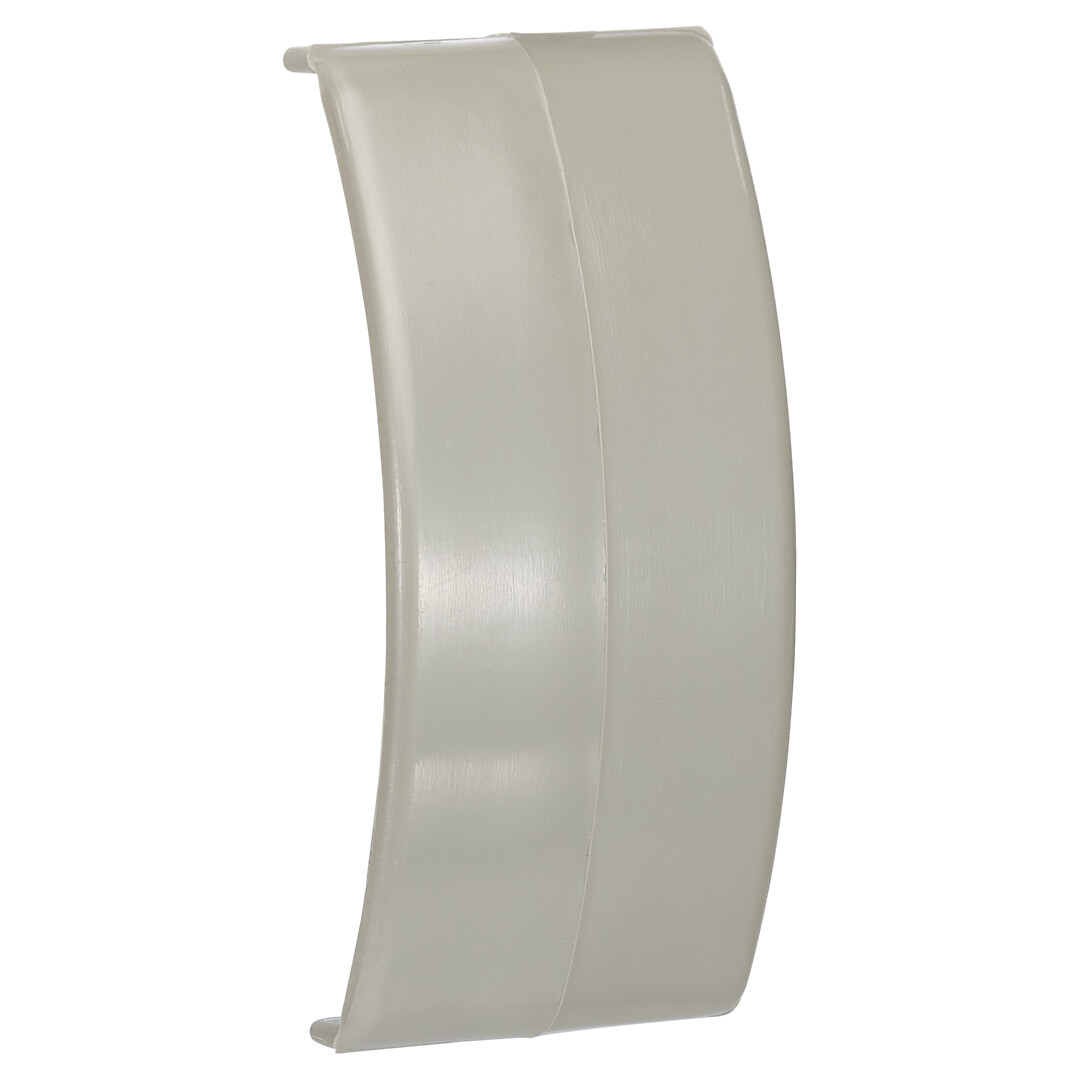 Saumapeitekappale PVC AK 12x50mm, harmaa